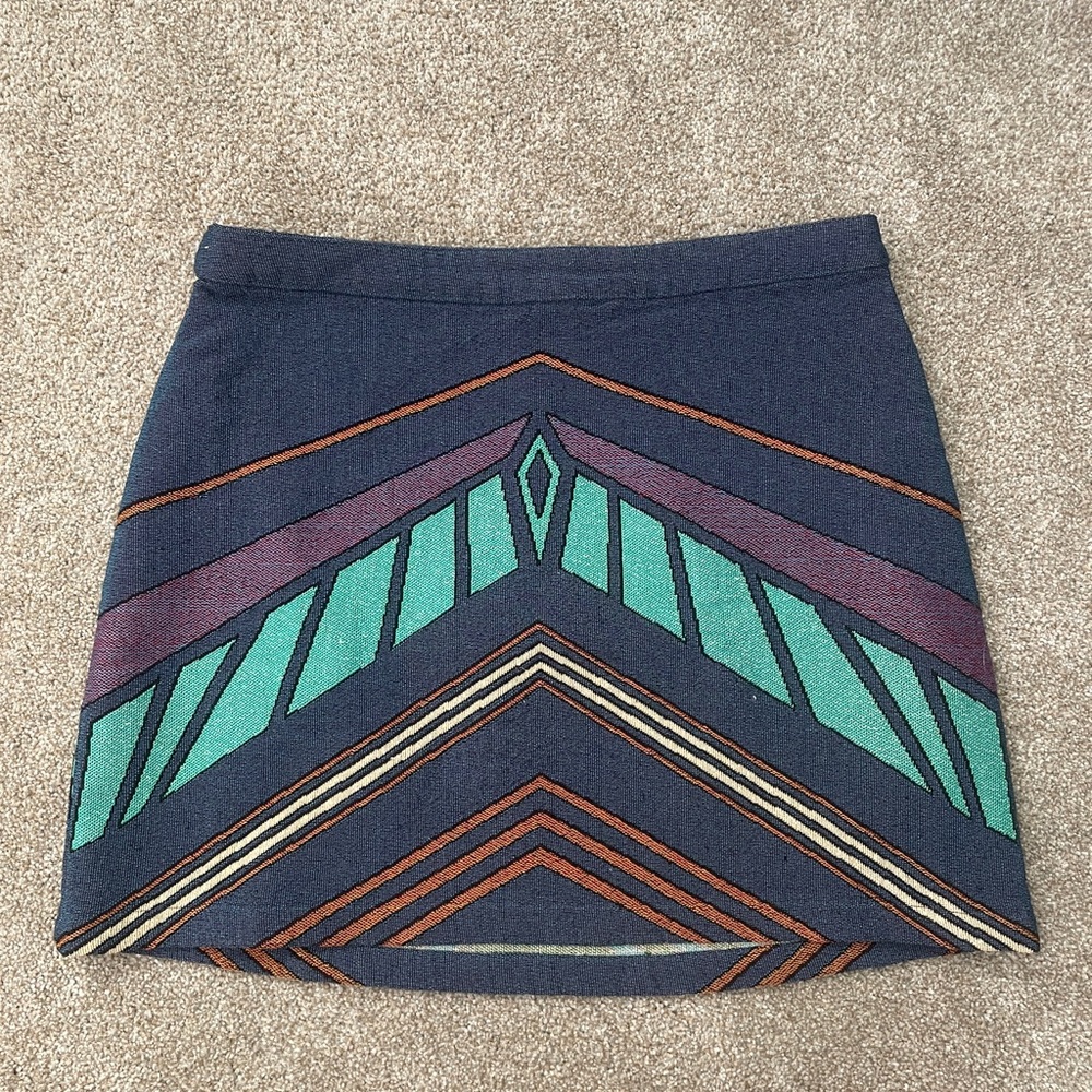 Geometric Patterned Skirt